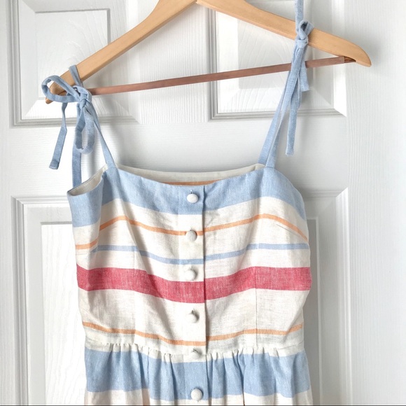 NWT Gal Meets Glam Striped Linen blend mid… - Picture 2 of 6